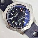 Asian Eta2836 Breitling Avenger Black Rubber Watch